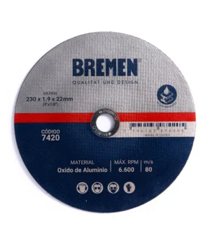 DISCO CORTE BREMEN 9" 230X1.9X22  7420