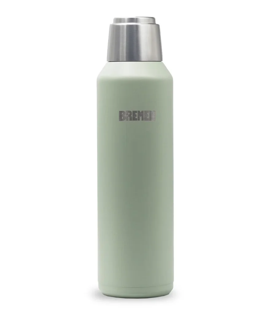 TERMO BREMEN ACERO INOX 1L VERDE TAPA MAGNETICA