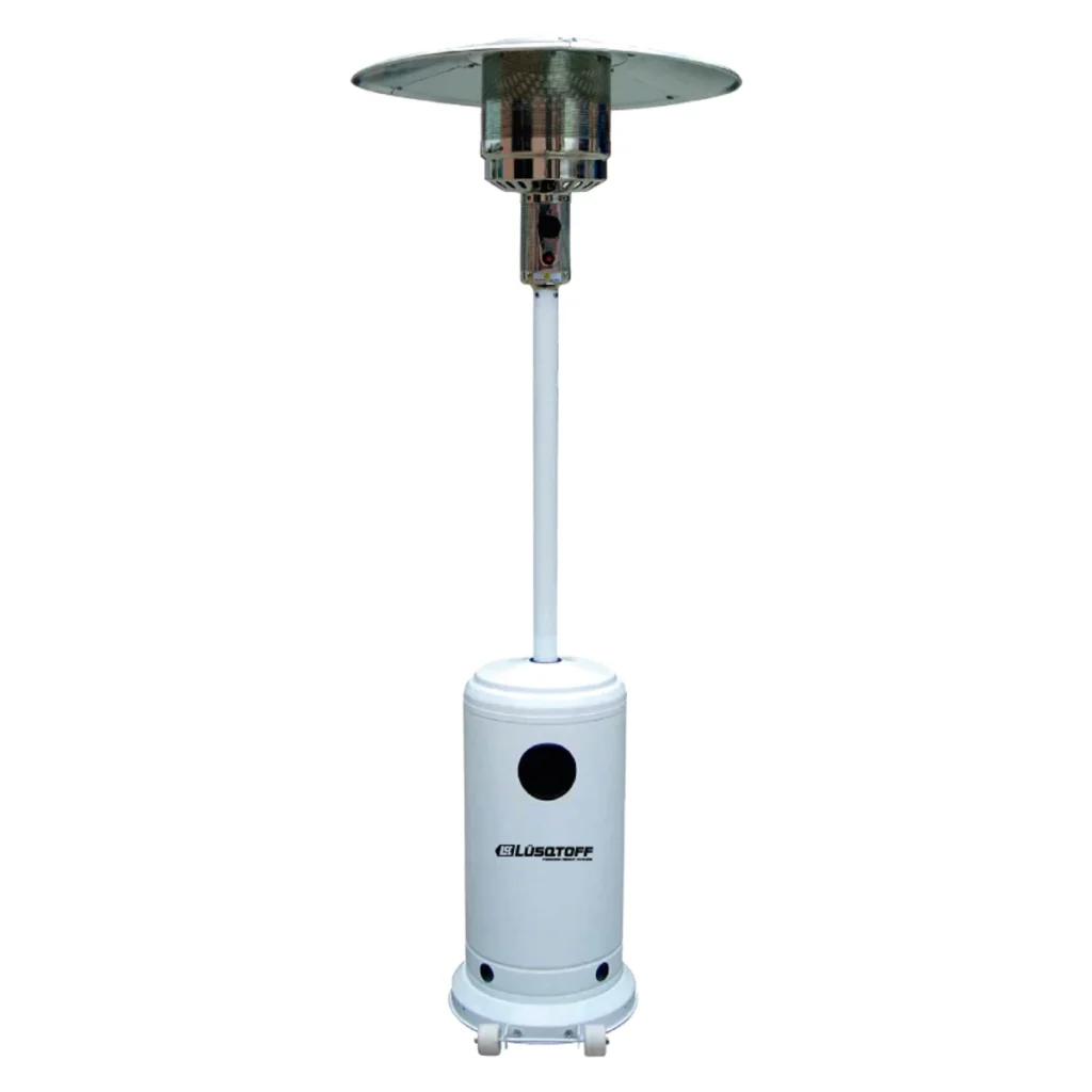 CALEFACTOR LUSQTOFF EXTERIOR SOMBRILLA BLANCO 10.000CAL 6MTS   *