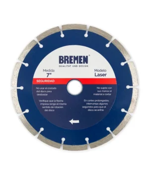 DISCO DIAMANTADO BREMEN LASER 180MM