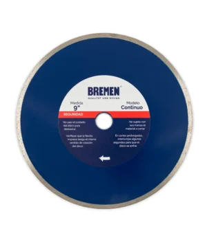 DISCO DIAMANTADO BREMEN CONTINUO 230MM