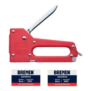 ENGRAPADORA/ABROCHADORA BREMEN + GRAMPAS