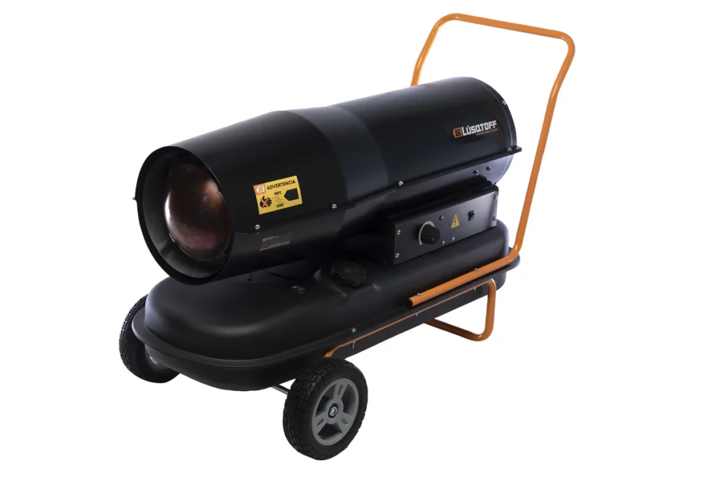 CALEFACTOR LUSQTOFF KEROSENE-DIESEL 53000KCAL 56L 220V 6LTS/H