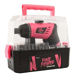 BAT - ATORNILLADOR DOWEN PAGIO PINK 3.6V 1/4 BAT INTERNA C/ACCESORIOS