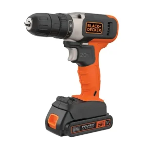 BAT - ATORNILLADOR BLACK & DECKER 20V 10MM BCD702-C1   1BAT+CARG