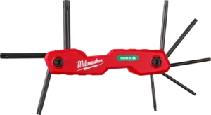 JGO LLAVES TORX MILWAUKEE PLEGABLES T9-T40