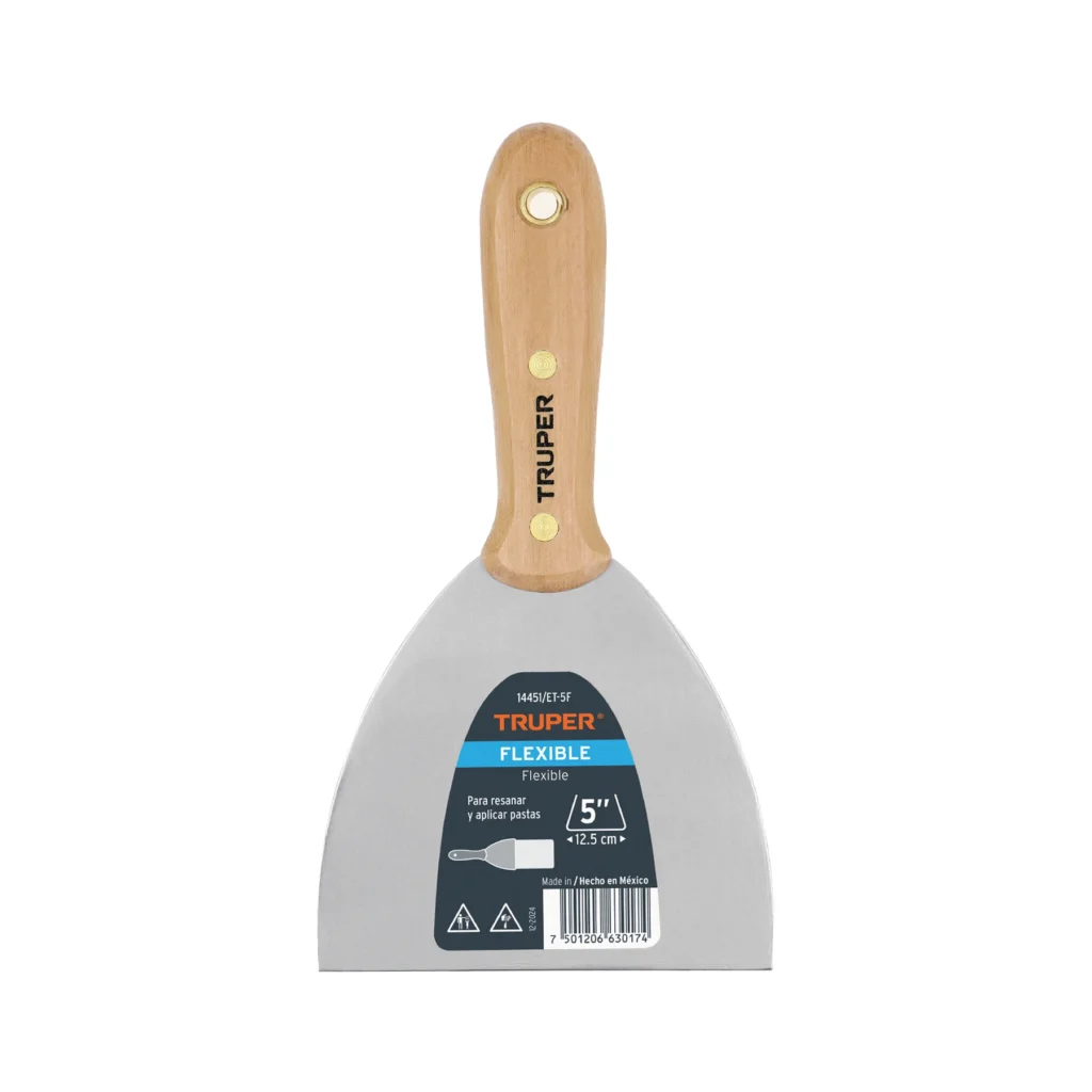 ESPATULA C/MADERA TRUPER 125MM ENDUIR