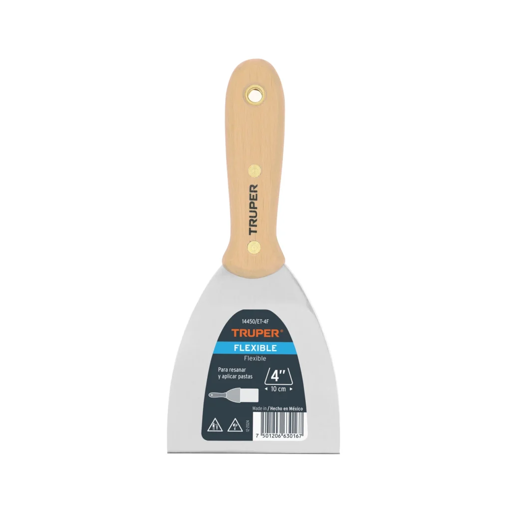ESPATULA C/MADERA TRUPER 100MM ENDUIR
