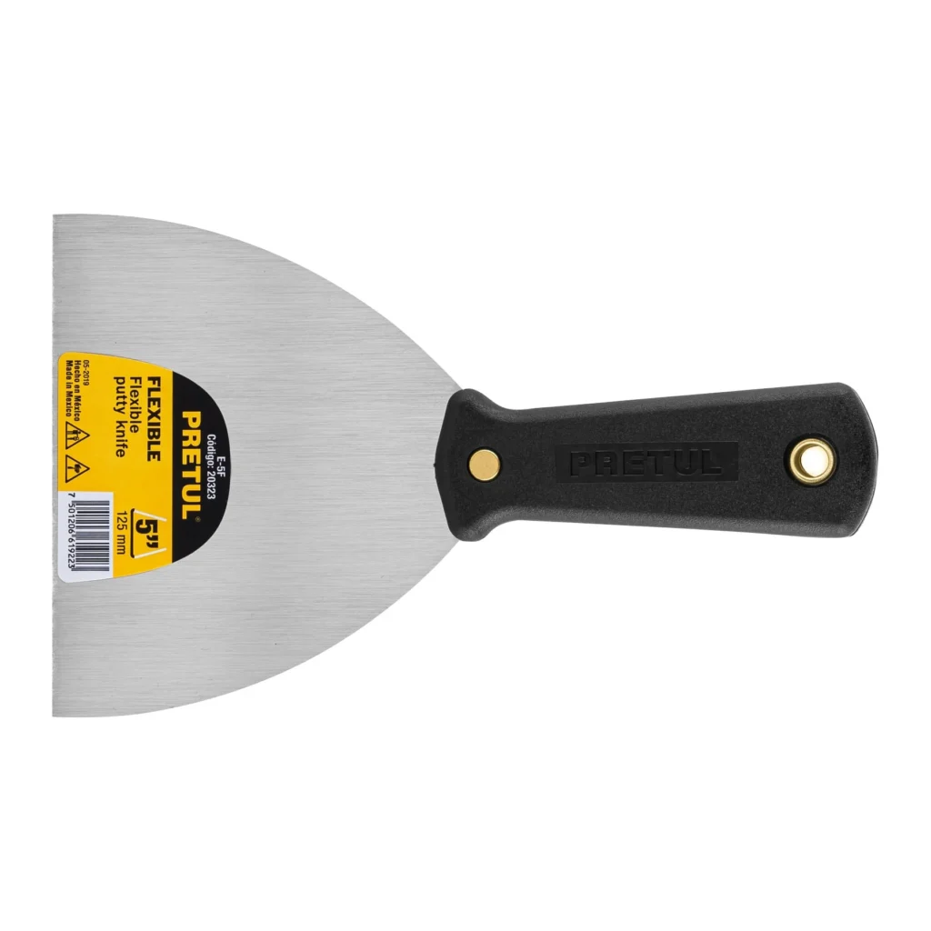 ESPATULA C/PLASTICO PRETUL 125MM ENDUIR