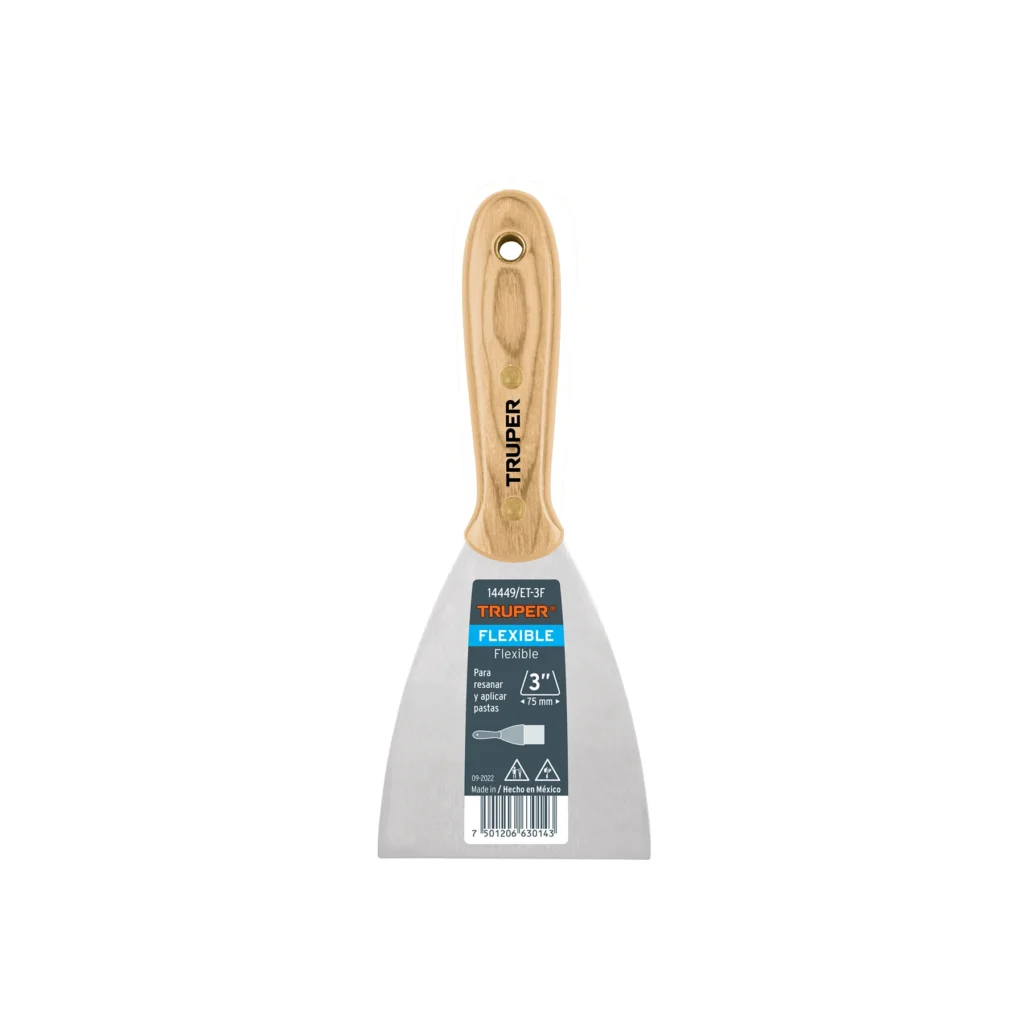 ESPATULA C/MADERA TRUPER 75MM ENDUIR