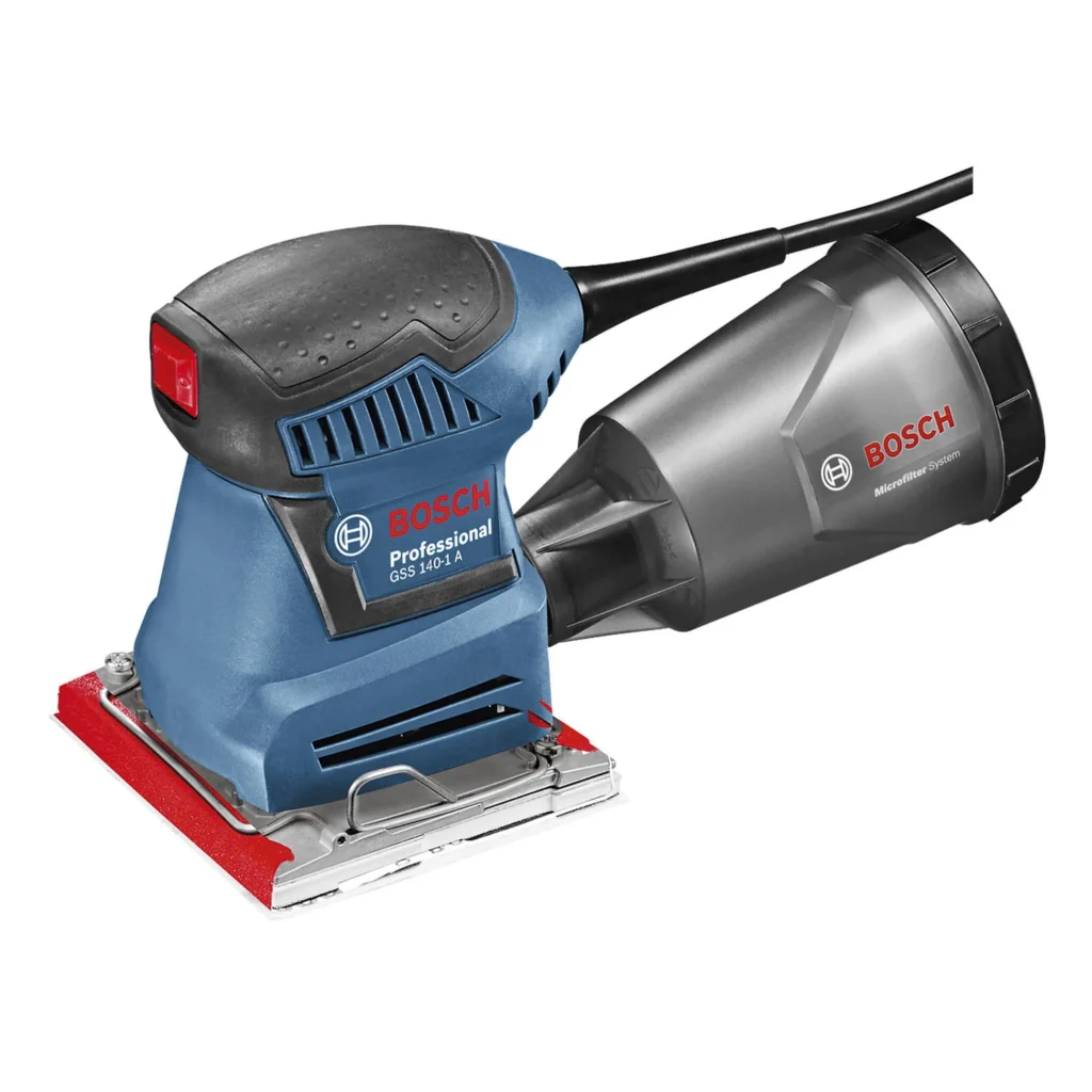 LIJADORA ORBITAL BOSCH 180W GSS 140-1A 115X140MM C/FILTRO
