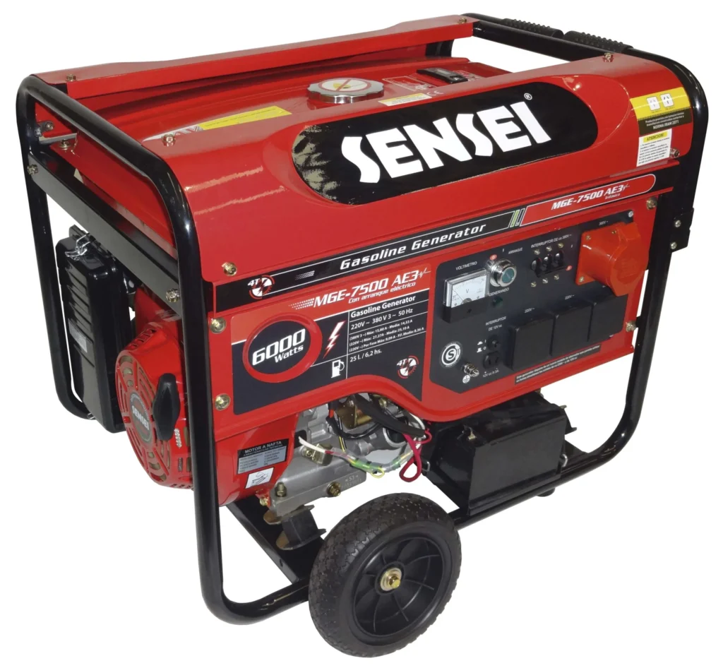 GENERADOR 220V  6.5 KVA SENSEI MGE7500