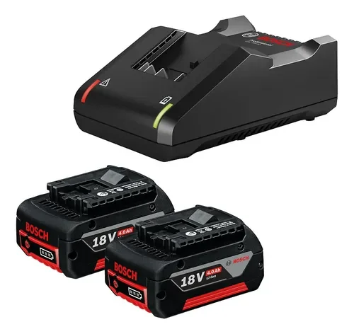 BAT - CARGADOR Y 2 BATERIAS BOSCH 18V 4AMP