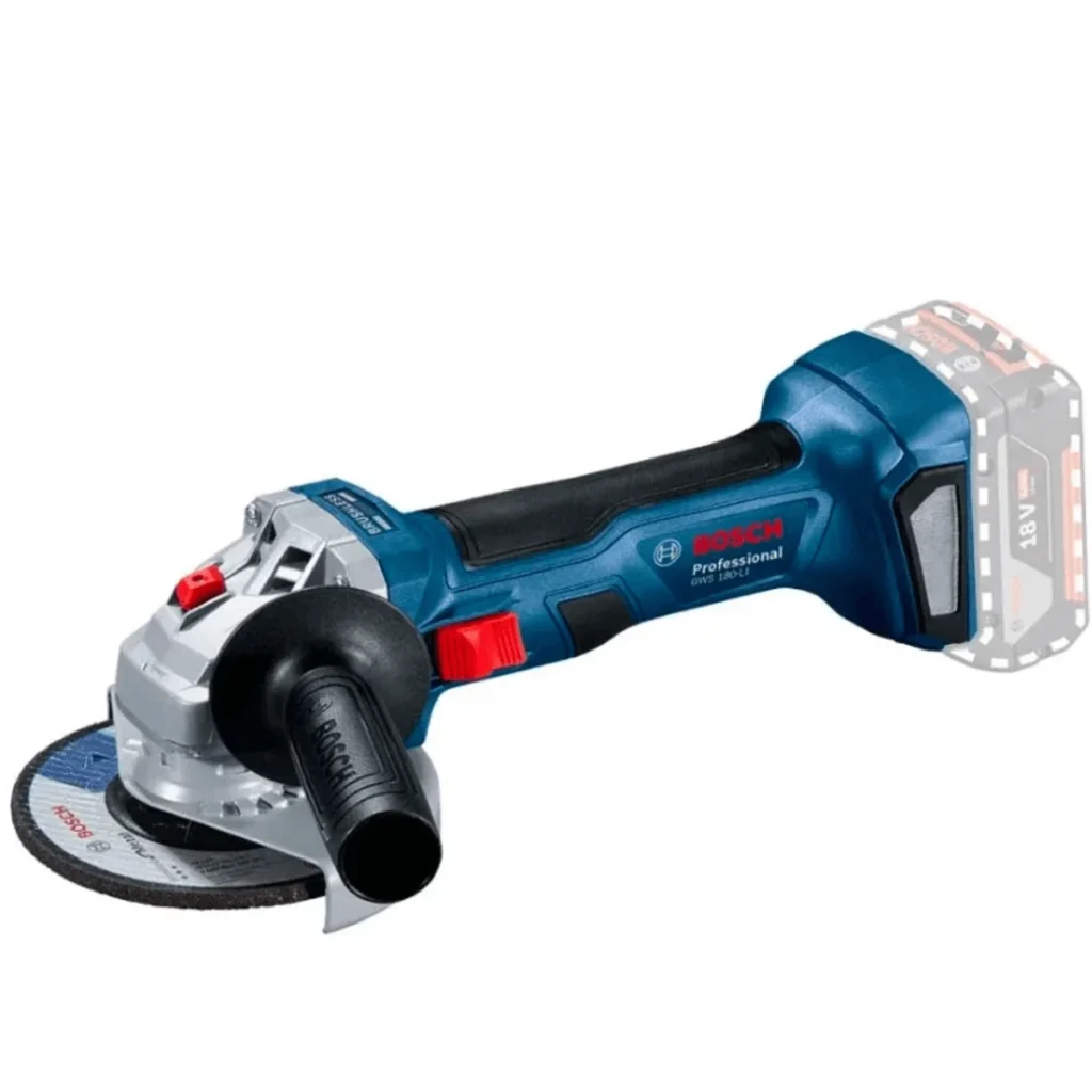 BAT - AMOLADORA 5 BOSCH 18V GWS 180-LI SIN CARG NI BAT
