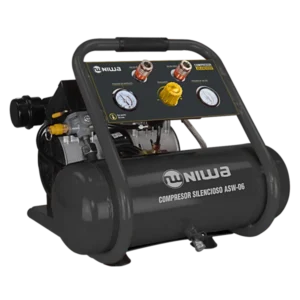 COMPRESOR   6 LTS 220V 3/4HP NIWA SILENCIOSO ASW-6