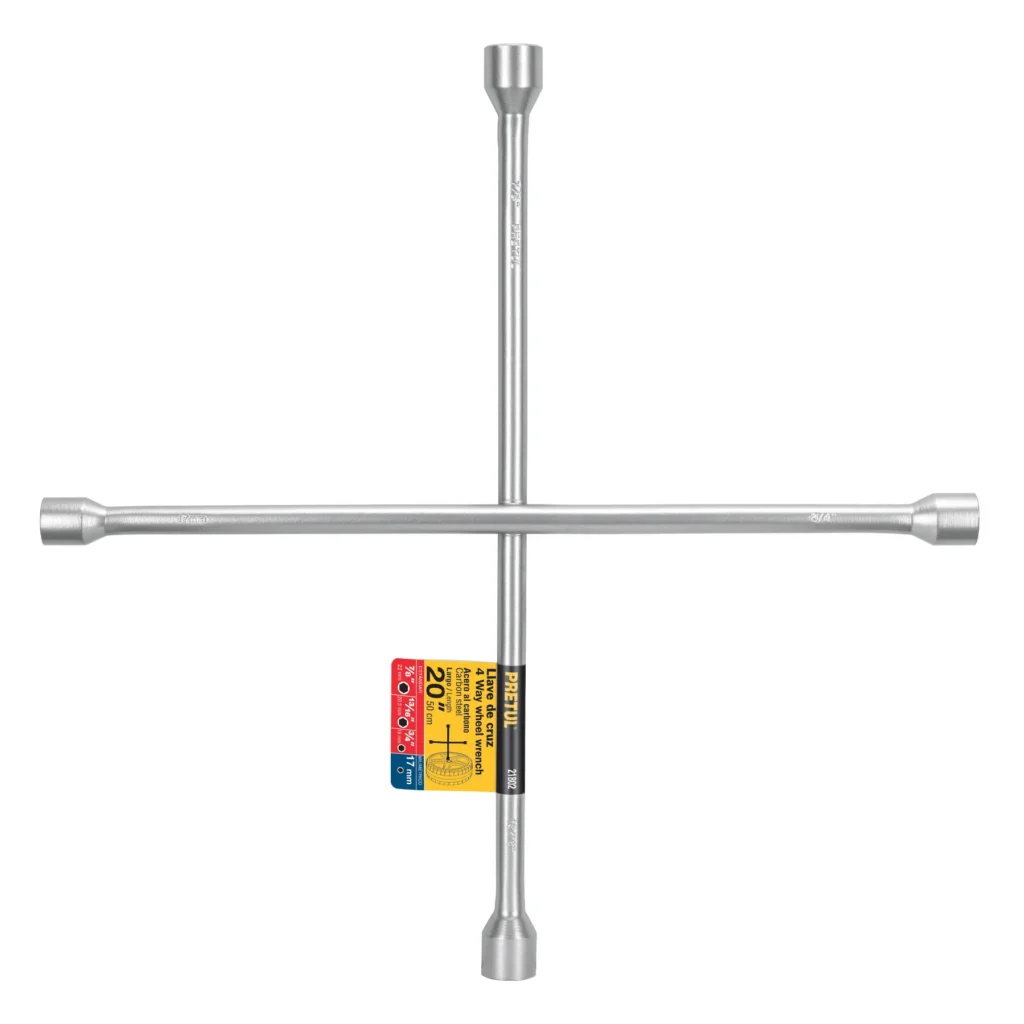 LLAVE CRUZ PRETUL 18"