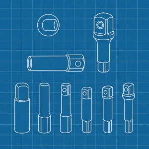 ADAPTADOR BOCALLAVE MAG BREMEN 7/16 X 65MM X UNID.